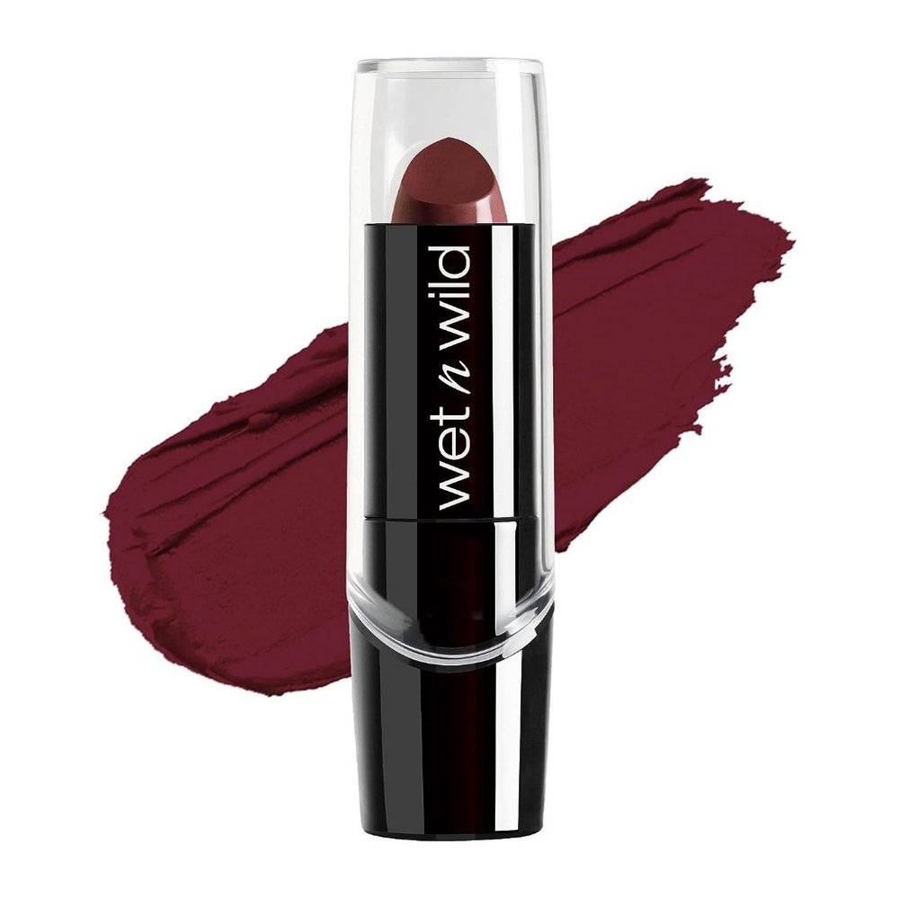Wet n Wild Women Silk Finish Dark Wine 0.13 Ounce  Lip Stick